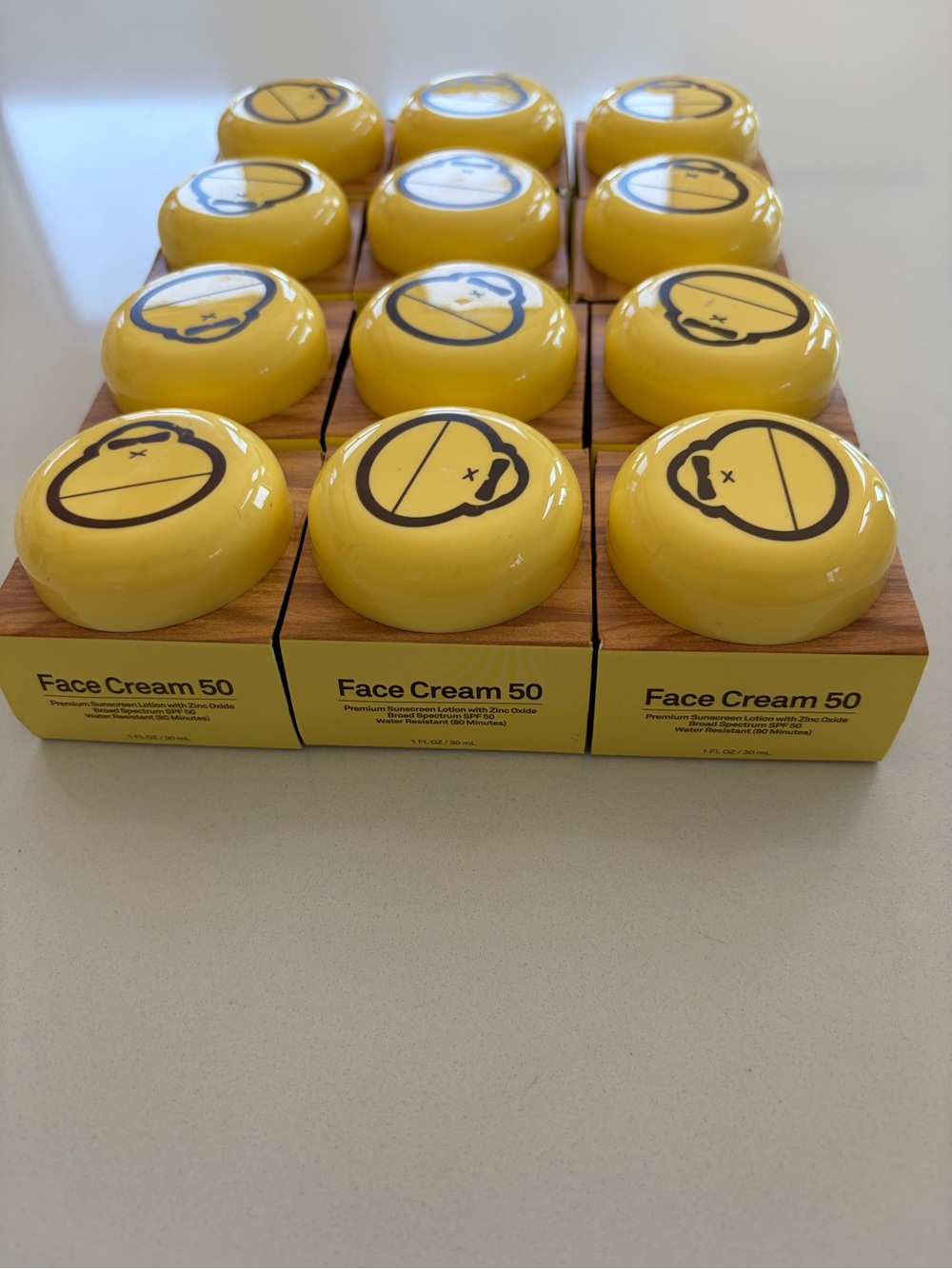 12 jars Face Cream 50 Moisturizing Face Cream